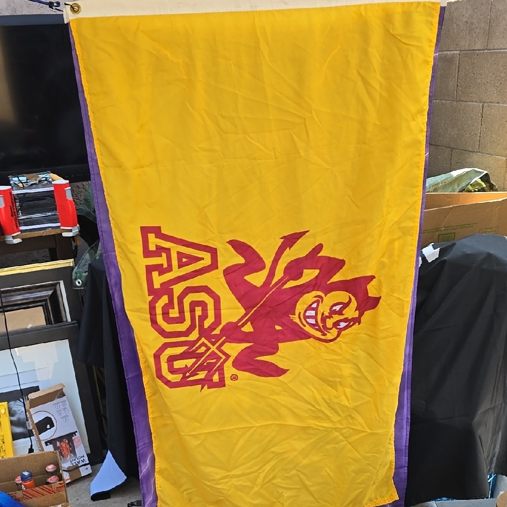 ASU Maroon And Gold Flag